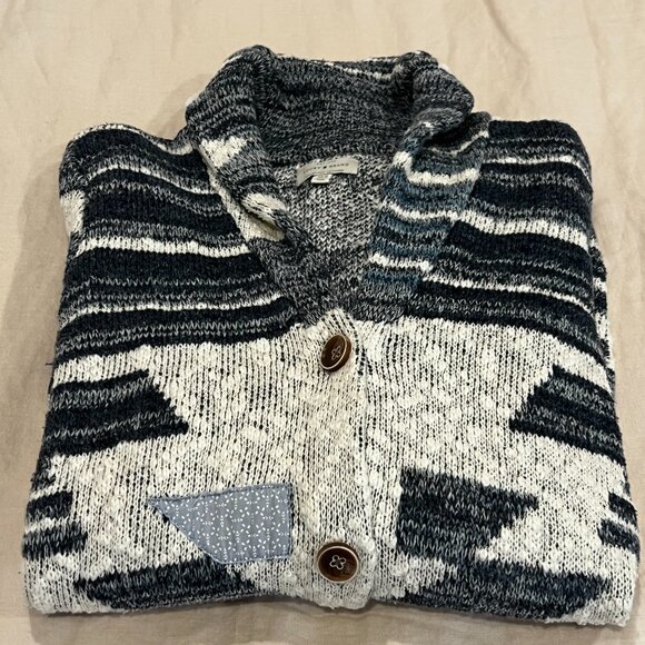 Lucky Brand Heritage Shawl Cardigan Sweater Size XS/S - Picture 8 of 11